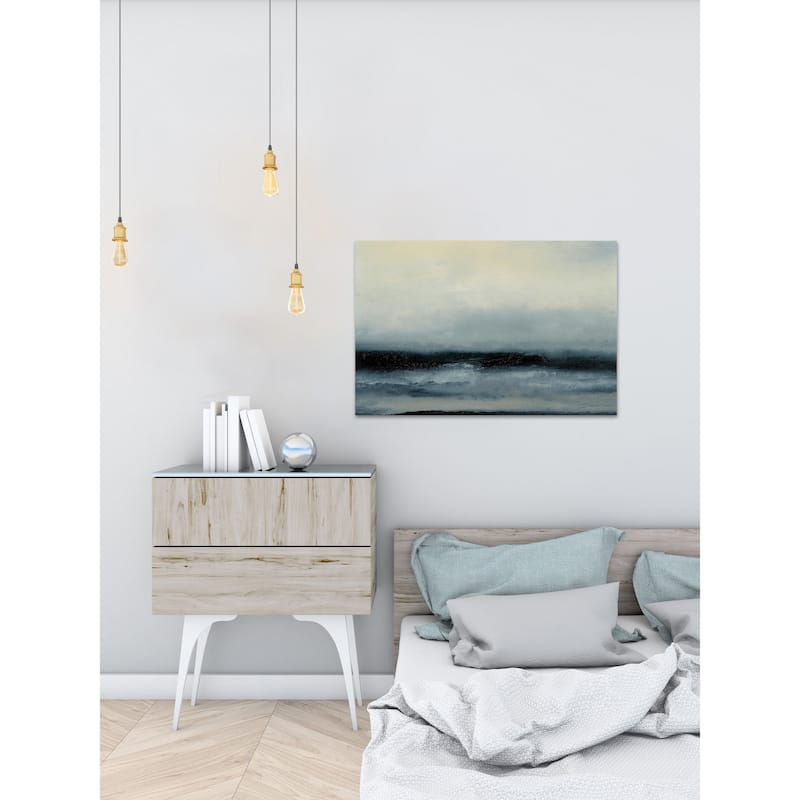 Ocean Tide III' Painting Print on Wrapped Canvas - Multi-Color