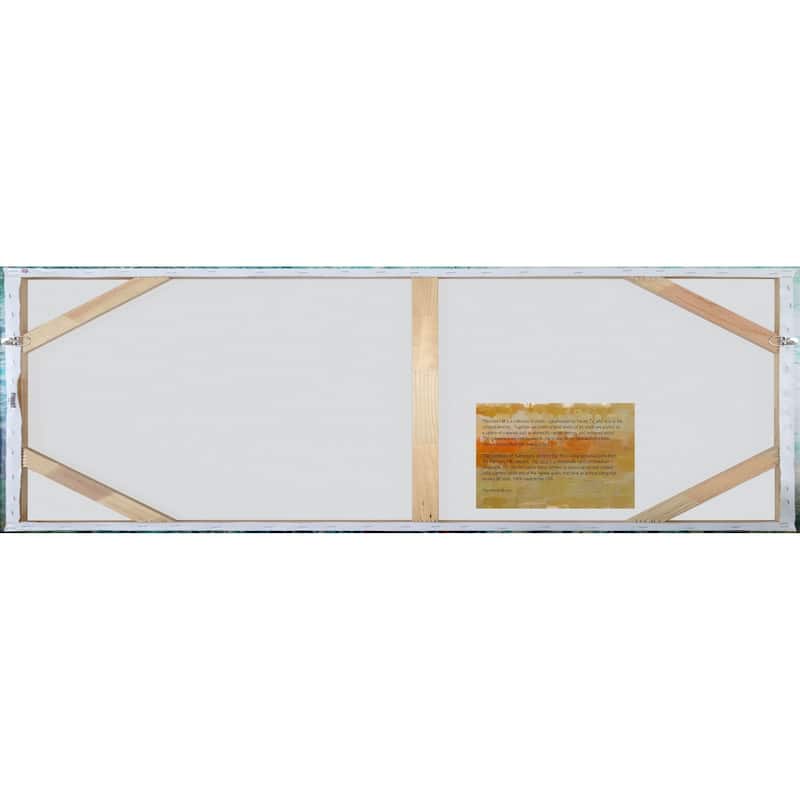 Beach Walking Day III' Painting Print on Wrapped Canvas - Multi-Color