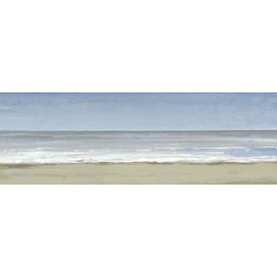 Beach Walking Day III' Painting Print on Wrapped Canvas - Multi-Color