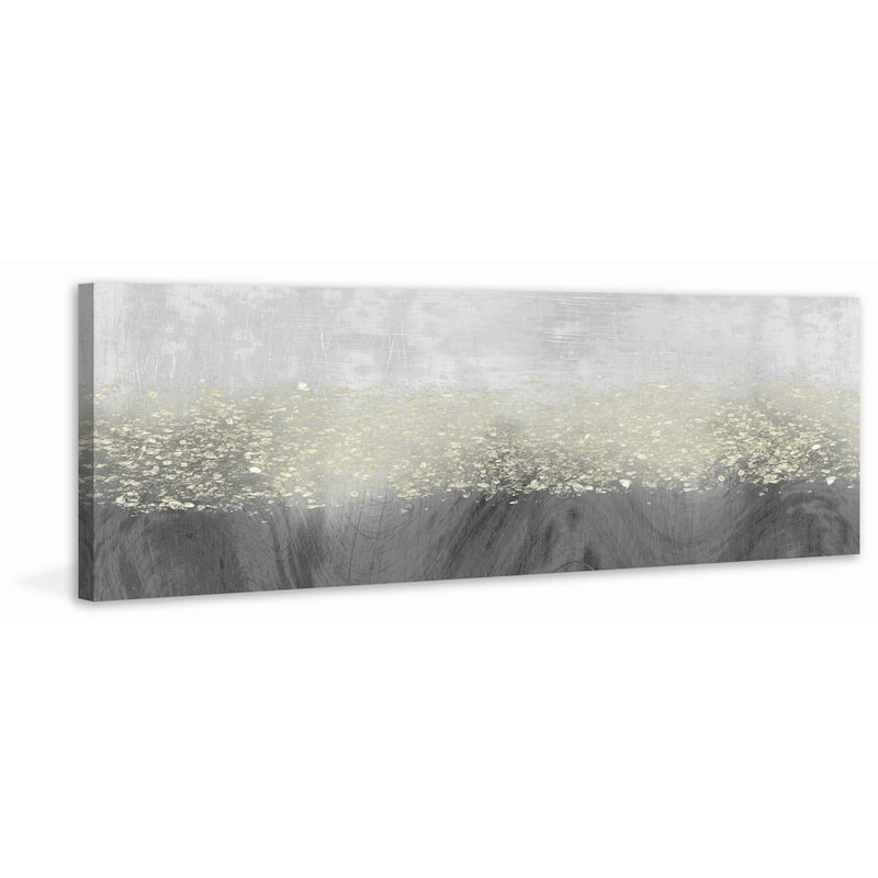 Glitter Swirl III' Painting Print on Wrapped Canvas - Multi-Color