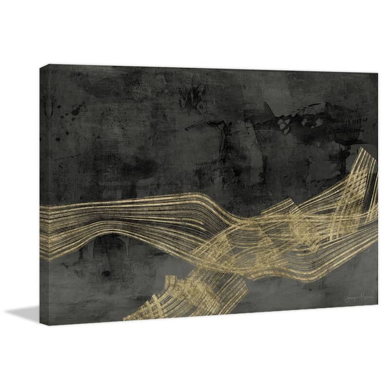Woven Matrix IV' Painting Print on Wrapped Canvas - Multi-Color