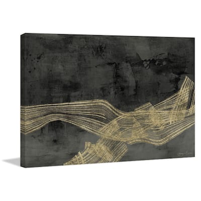 Woven Matrix IV' Painting Print on Wrapped Canvas - Multi-Color