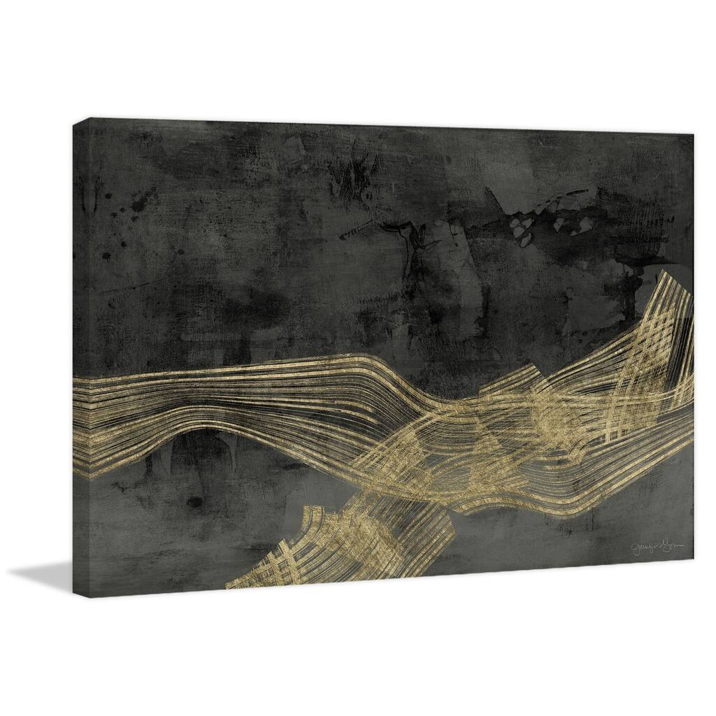 Woven Matrix IV' Painting Print on Wrapped Canvas - Multi-Color