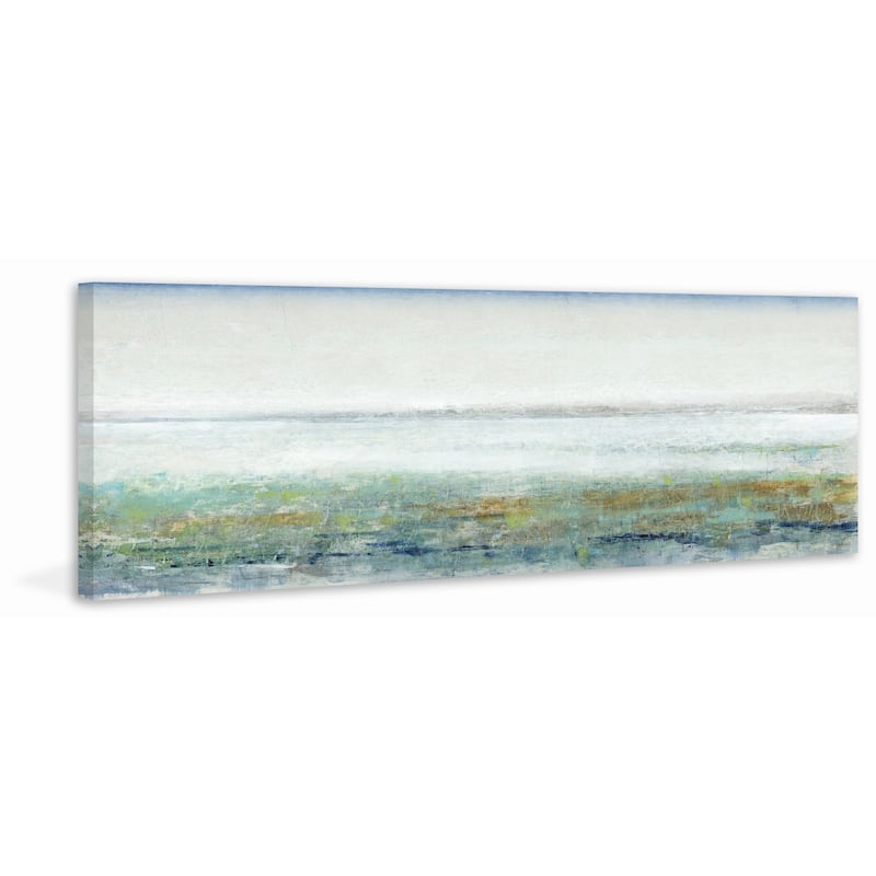Turquoise Mist III' Painting Print on Wrapped Canvas - Multi-Color