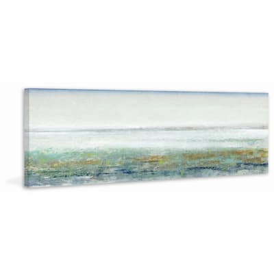 Turquoise Mist III' Painting Print on Wrapped Canvas - Multi-Color