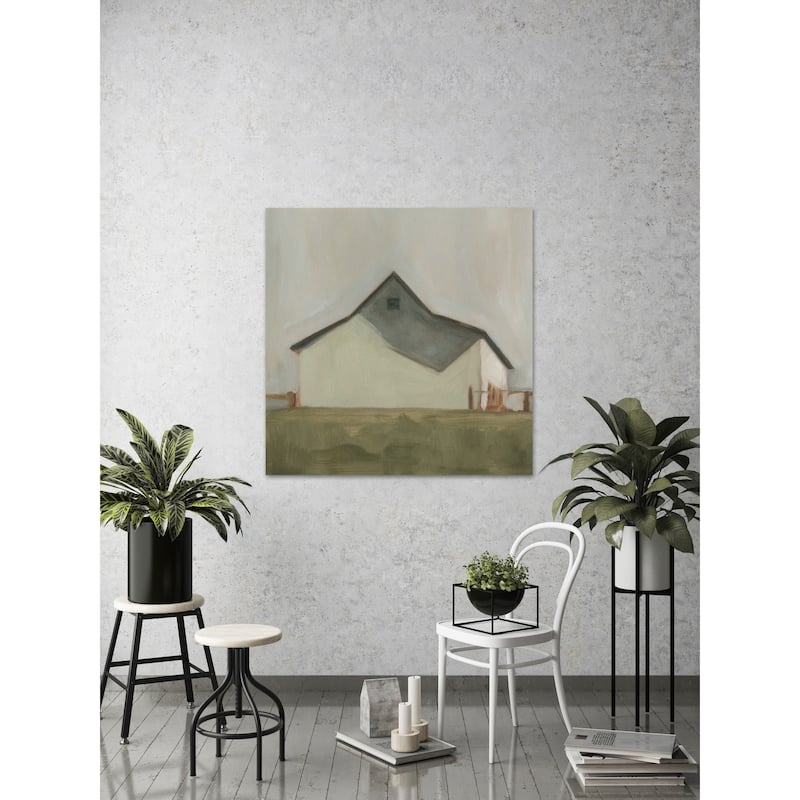 Serene Barn V' Painting Print on Wrapped Canvas - Multi-Color