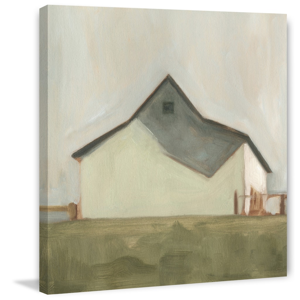 Serene Barn V' Painting Print on Wrapped Canvas - Multi-Color