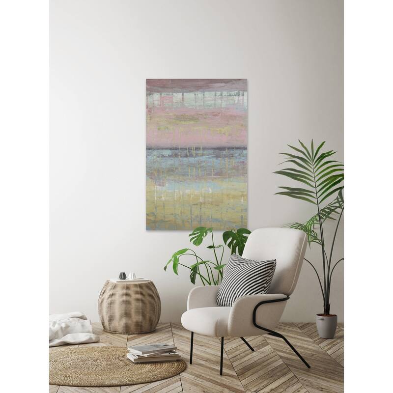 Dusted Horizon II' Painting Print on Wrapped Canvas - Multi-Color