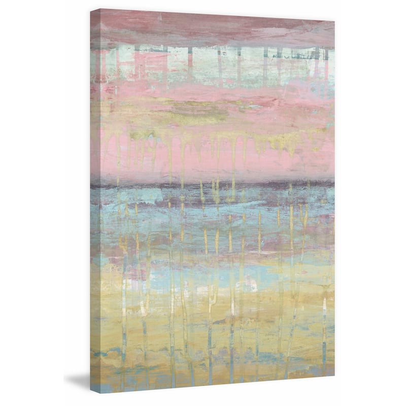 Dusted Horizon II' Painting Print on Wrapped Canvas - Multi-Color