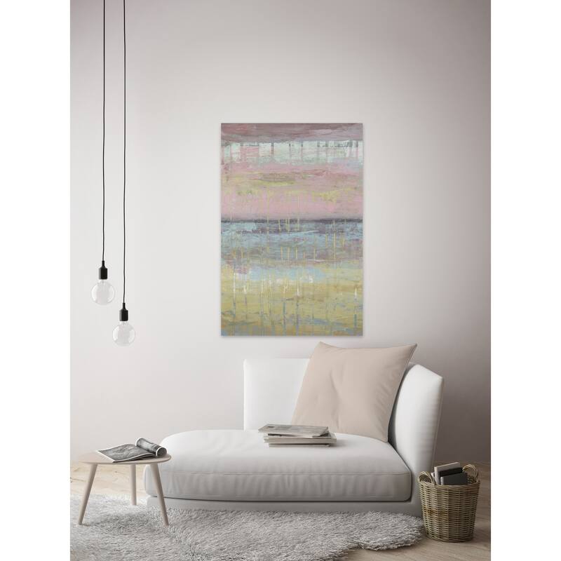 Dusted Horizon II' Painting Print on Wrapped Canvas - Multi-Color