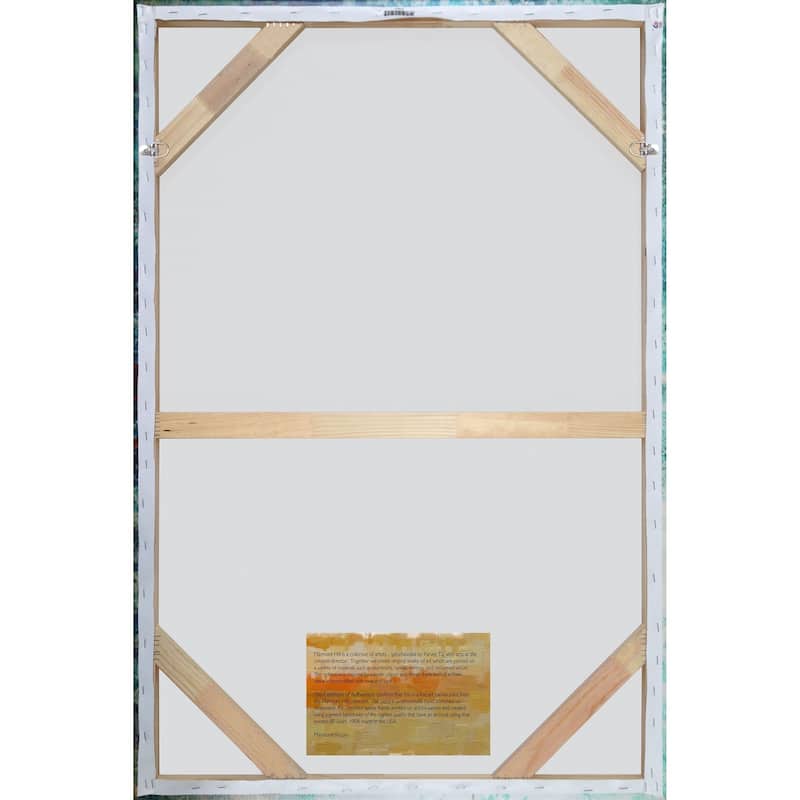 Gold Illusion II' Painting Print on Wrapped Canvas - Multi-Color