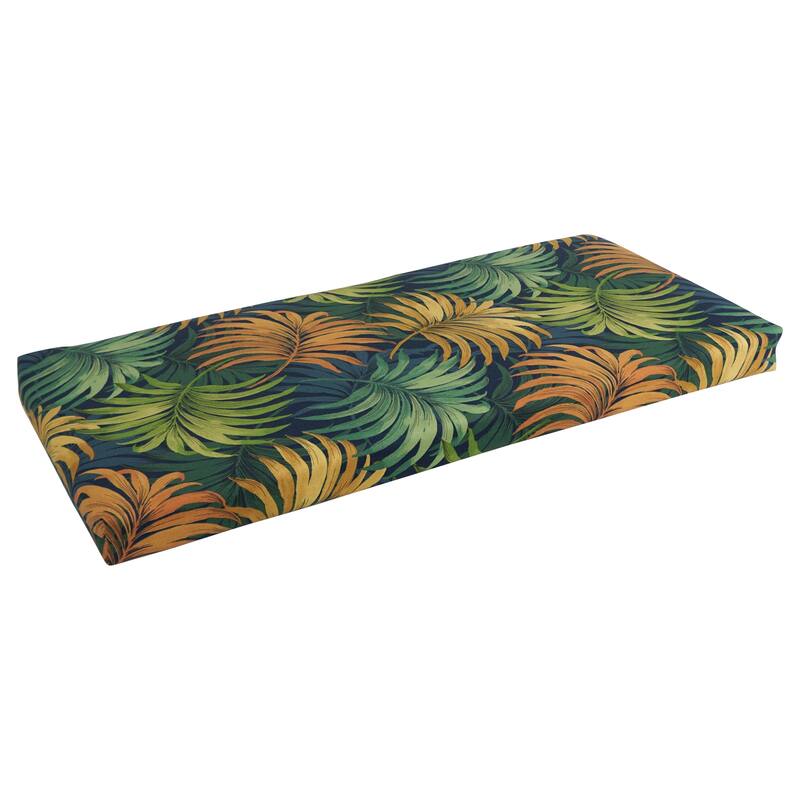 Blazing Needles 51-inch All-Weather Bench Cushion - Laperta Monsoon