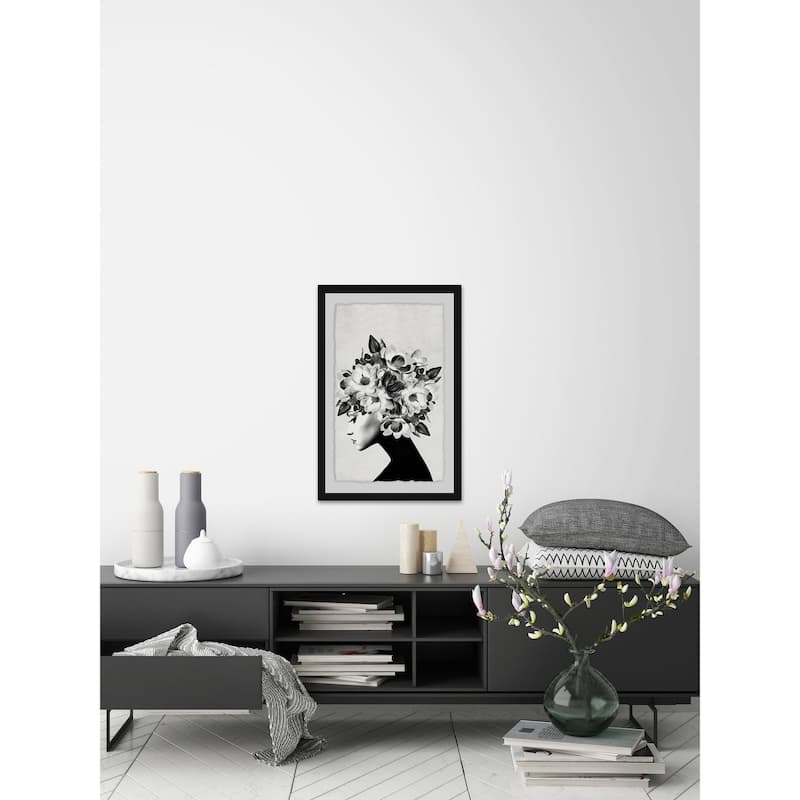 Mysterious' Framed Painting Print - Multi-Color