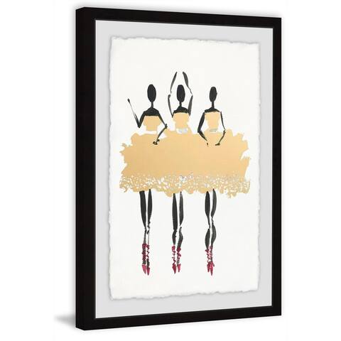Marmont Hill - Handmade Trio Ballerina Framed Print