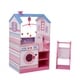preview thumbnail 3 of 2, Olivia's Little World - Doll Changing Station Dollhouse - white / gold - 34" L x 21" W x 40.25" H