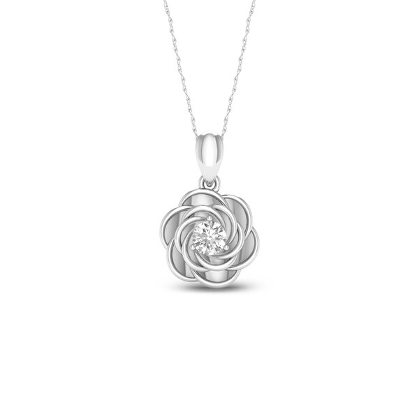 rose medallion necklace