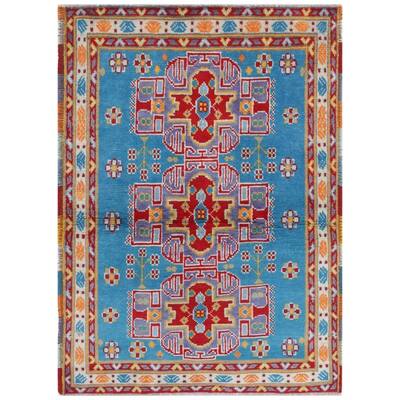 Handmade One-of-a-Kind Kargahi Wool Rug (Afghanistan) - 3'3 x 4'8