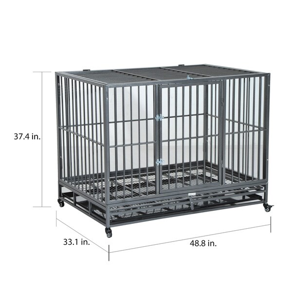 elevated dog crate