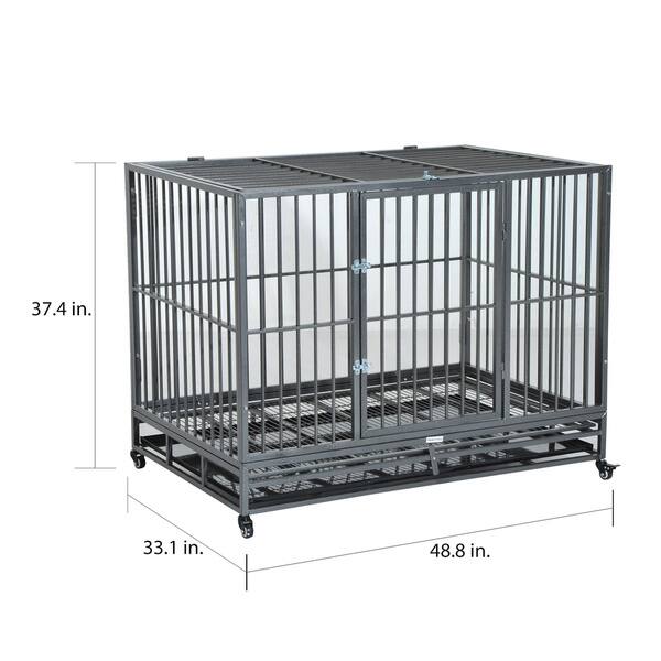 Stunning Elevated Dog Crate System With Ease Of Assembly image
