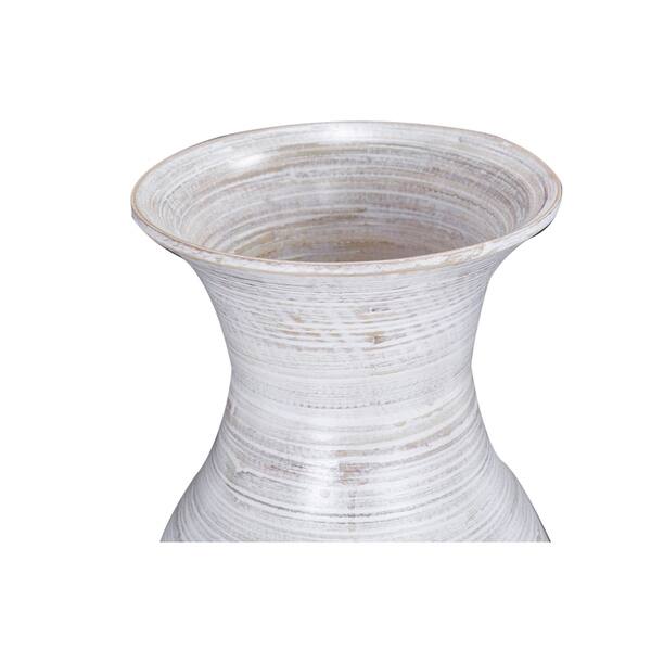 Shop Kelly 29 Inch Spun Bamboo Floor Vase On Sale Overstock