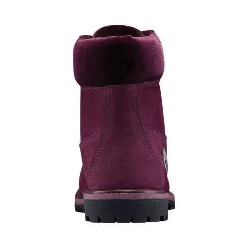womens burgundy timberland boots