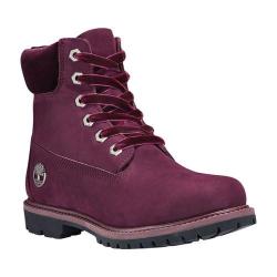 maroon timberlands womens