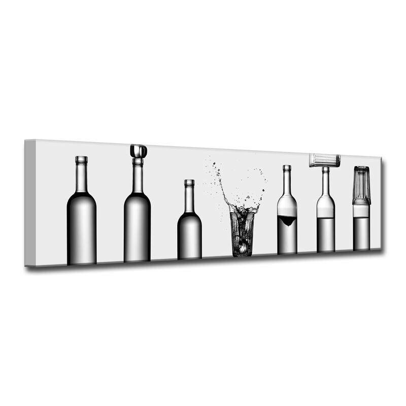 Bottle's Game' Wrapped Canvas Wall Art