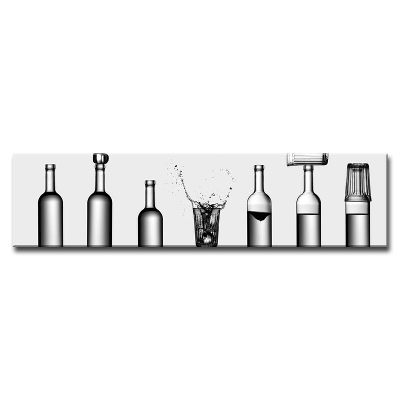 Bottle's Game' Wrapped Canvas Wall Art