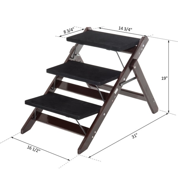 pawhut pet stairs