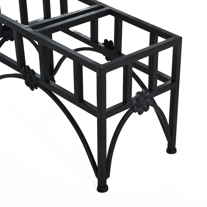 PawHut 22" Double Stainless Steel Heavy Duty Dog Food Bowl Pet Elevated Feeding Station