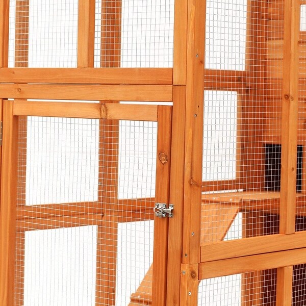 pawhut cat enclosure