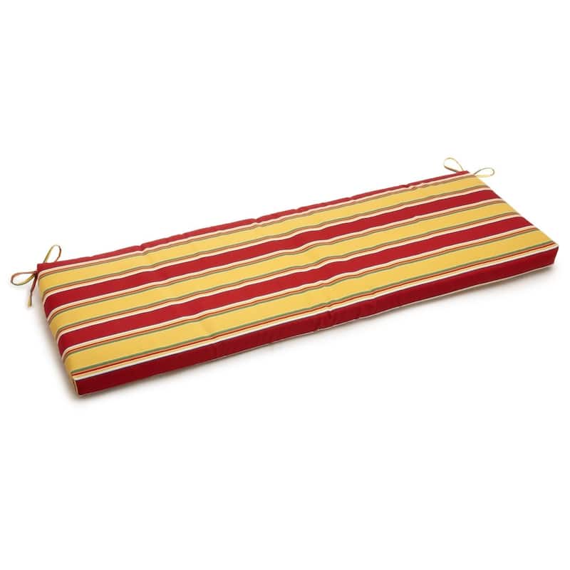 Blazing Needles 57-inch All-Weather Bench Cushion