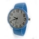 preview thumbnail 3 of 1, Easy to Read Jumbo Dial Stretch Band Watch Blue - Blue