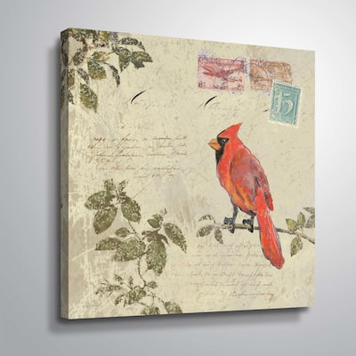 ArtWall Birds V Gallery Wrapped Canvas