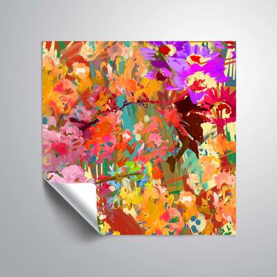 ArtWall Floral Abstract II Removable Wall Art