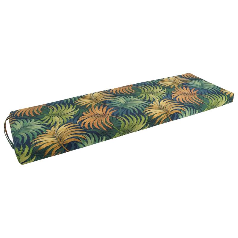 Blazing Needles 57-inch All-Weather Bench Cushion - Laperta Monsoon