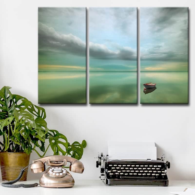 Ready2HangArt 'Calm' 3-Pc Canvas Wall Décor Set