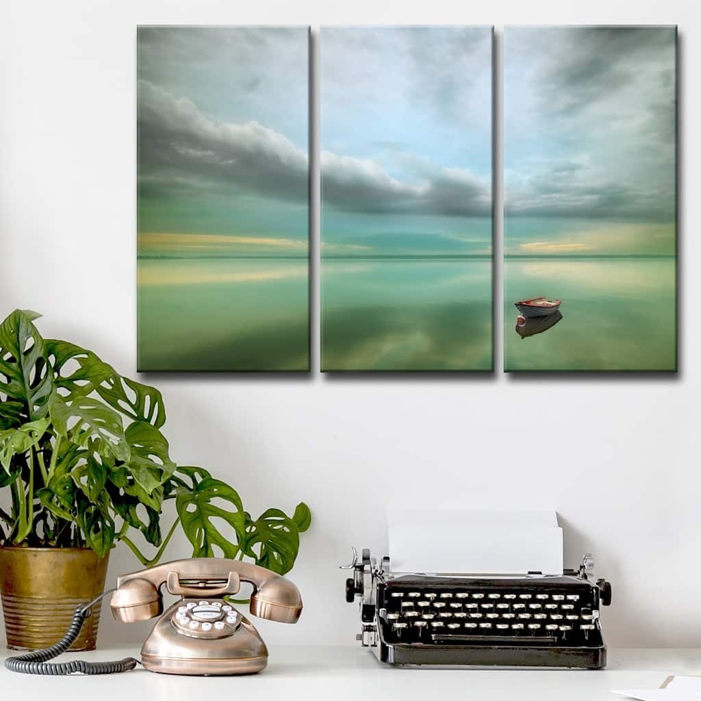 Ready2HangArt 'Calm' 3-Pc Canvas Wall Décor Set