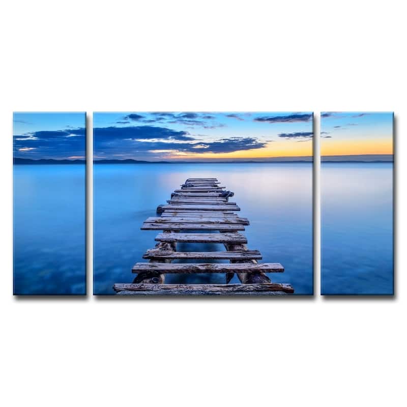 Ready2HangArt 'Pier' 3-Pc Canvas Wall Décor Set