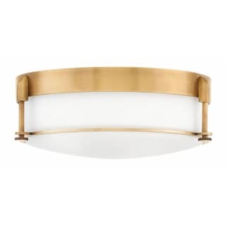 Hinkley Colbin 3-Light Flush Mount in Heritage Brass