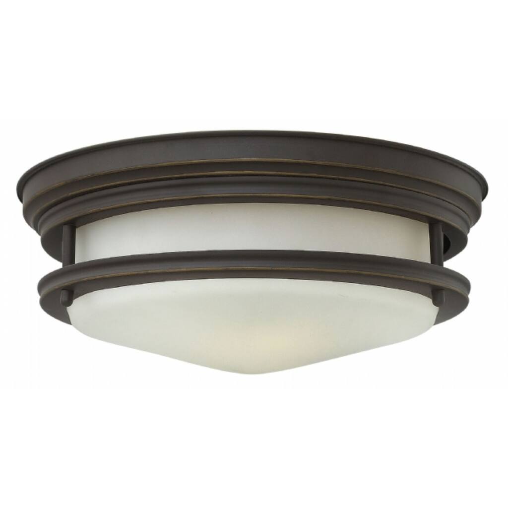 Hinkley Hadley 2-Light Flush Mount in Oil Rubbed Bronze