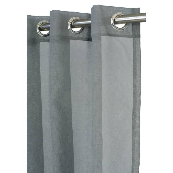 Shop Lj Home Fashions Ambiance Sheer Elegant Voile Curtain Panel
