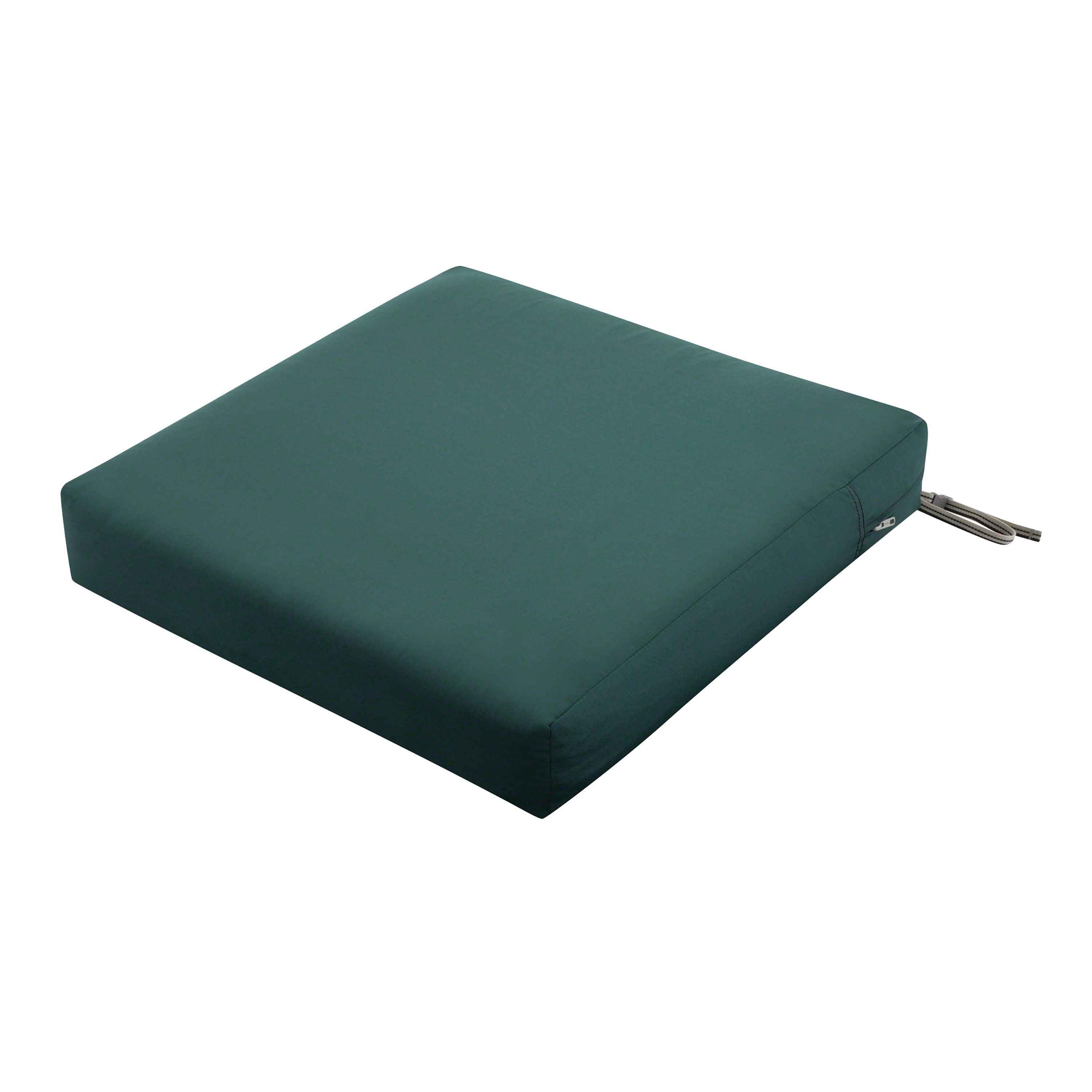 Rectangular Patio Seat Cushion Slip Cover & Foam 21"W x 19"D x 5"Thick Yard, Garden & Outdoor