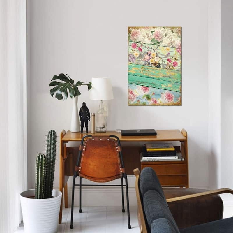 iCanvas "Villa Rosa" by Color Bakery Canvas Print