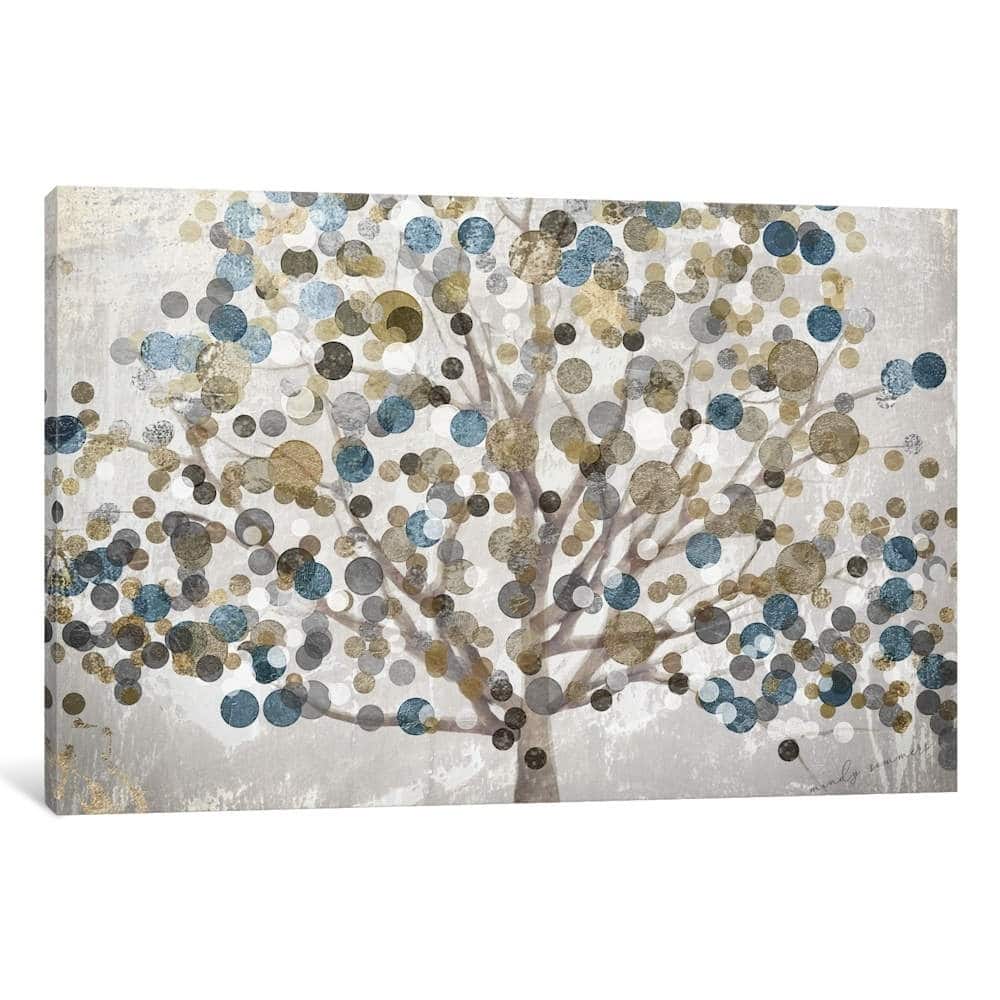 iCanvas "Bubble Tree" by Color Bakery Canvas Print
