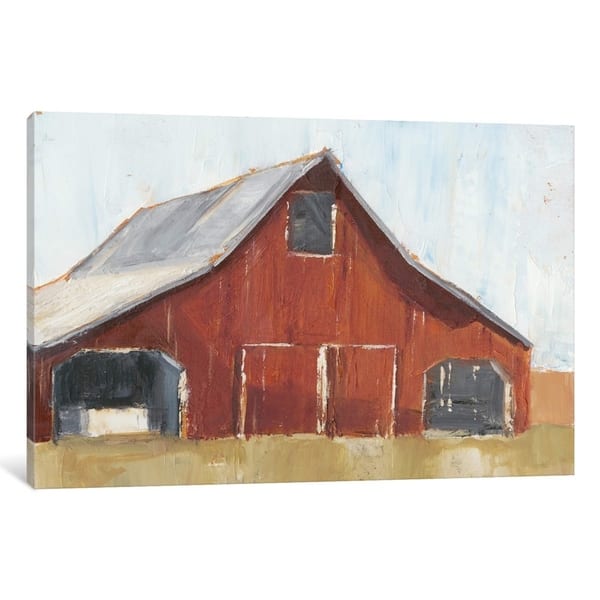 Shop Icanvas Rustic Red Barn I By Ethan Harper Canvas Print