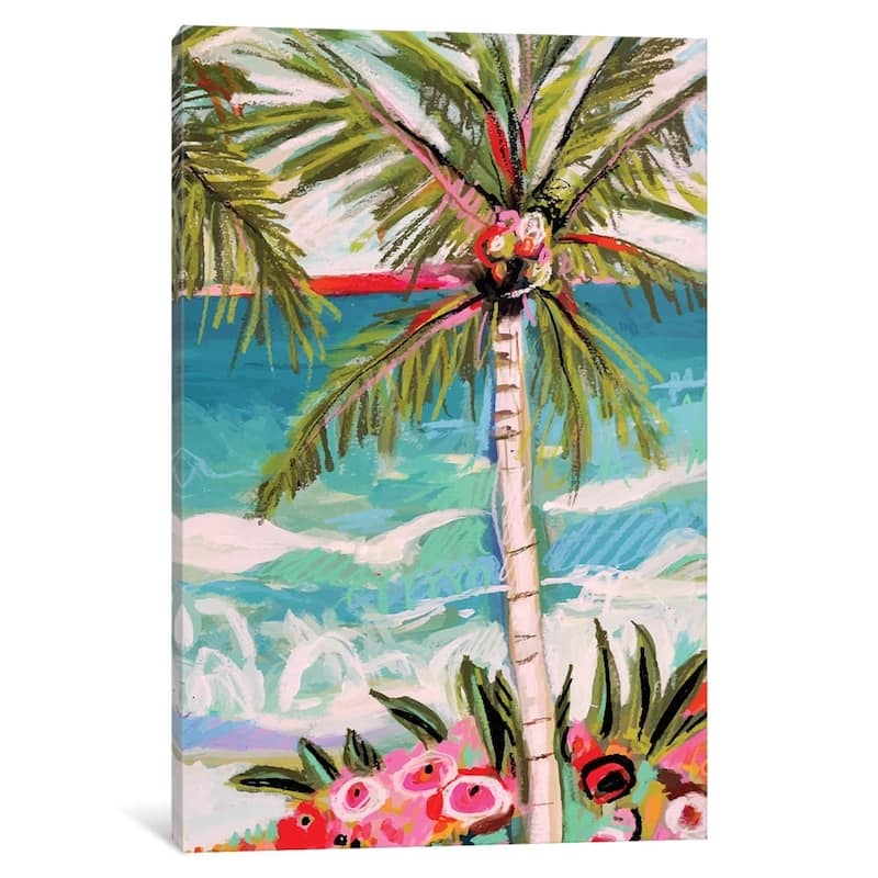 iCanvas "Palm Tree Whimsy II" by Karen Fields Canvas Print