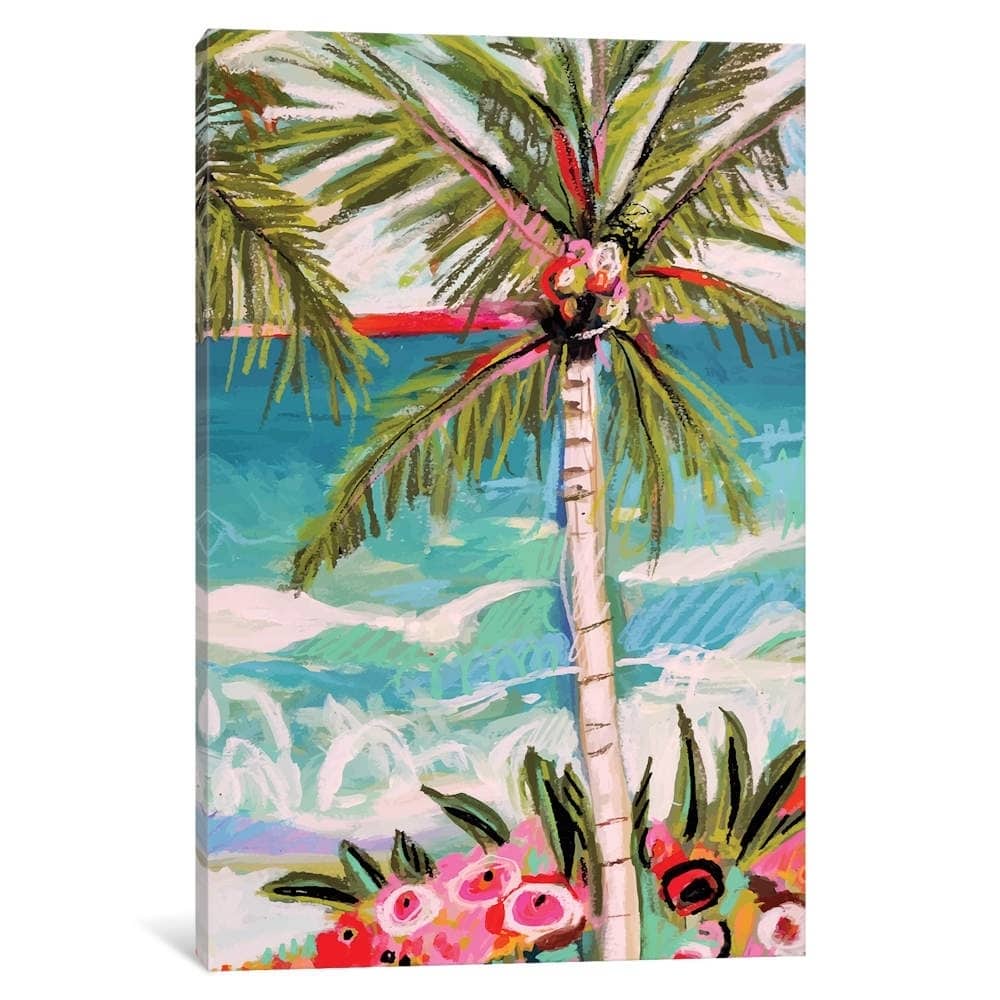 iCanvas "Palm Tree Whimsy II" by Karen Fields Canvas Print