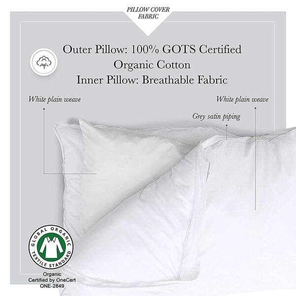 Shop Down Alternative And Shredded Memory Foam Gusset Pillow In A