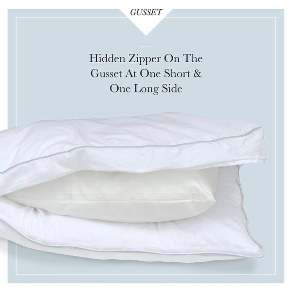 Shop Down Alternative And Shredded Memory Foam Gusset Pillow In A